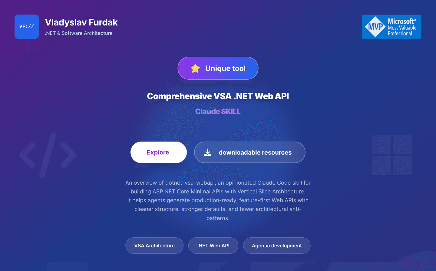 Vertical Slice Architecture for Claude Code: dotnet-vsa-webapi Explained